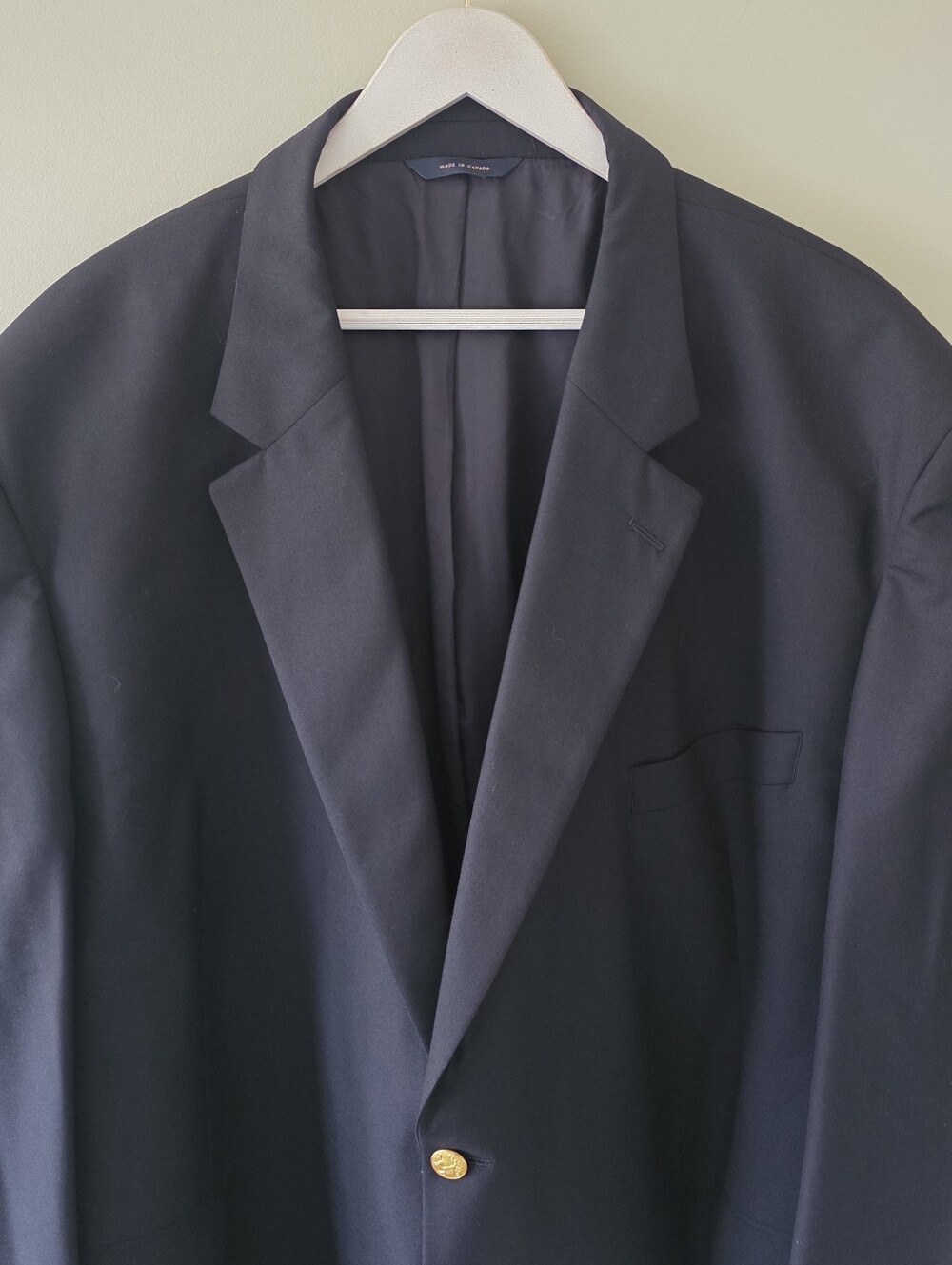 Brooks Brothers Loro Piana 56R Old Money Academia Formal Gold Button Wool Blazer - Picture 4 of 15
